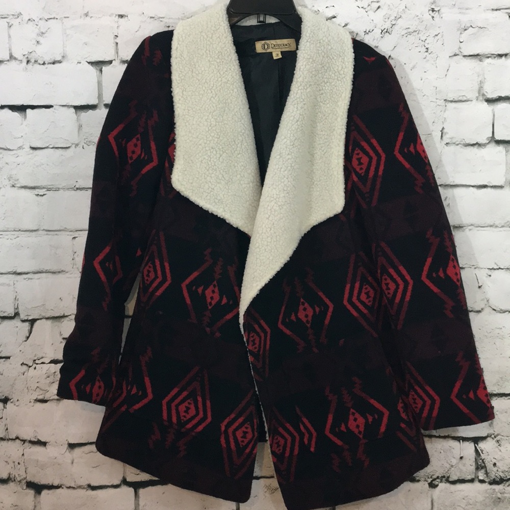 Democracy EUC Southwestern style coat sz M